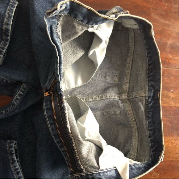 Wrangler for women straight leg mom jeans 10 x 29/med wash/12 in rise/7 in zip - Picture 5 of 14